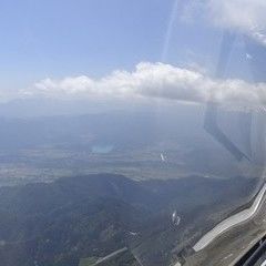 Flugwegposition um 10:55:34: Aufgenommen in der Nähe von Villach, Österreich in 1415 Meter